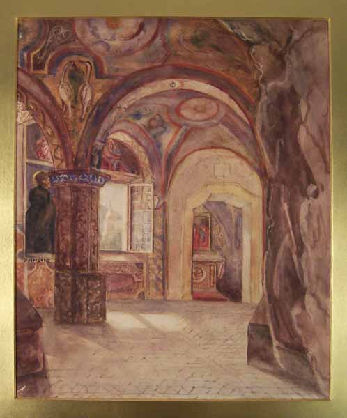 Interior of the Monastery Chapel on Mount Sinai